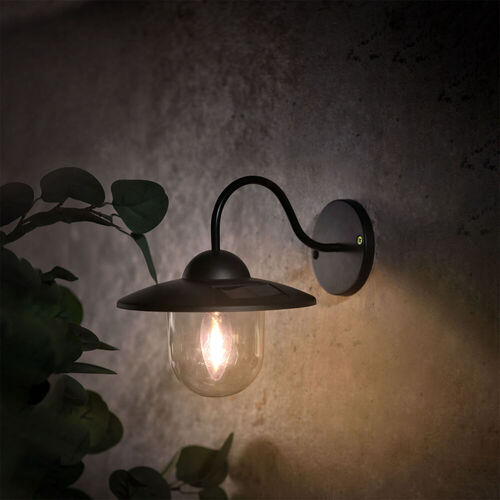 Solární nástěnná LED lampa Modee Lighting 104, IP44, 2700K Solární nástěnná LED lampa Modee Lighting 104, IP44, 2700K 1