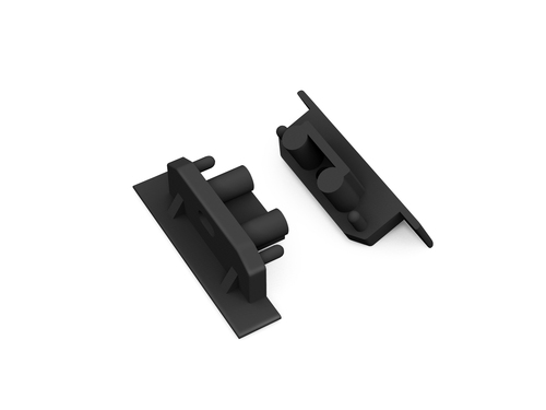 GROOVE10 koncovka gen2 SQ černá s otvorem, 76990002 1