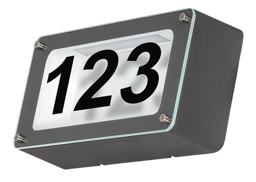 LED fasádní zahradní nadčasové svítidlo Rabalux 8747 Hannover, IP54, LED 6W, antracitová šedá 1