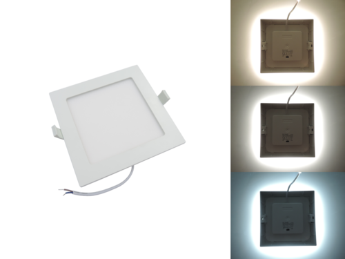 Hranatý 6W CCT LED panel, nastavení barvy 3000-6500K, 450Lm, 3 roky záruka Hranatý 6W CCT LED panel, nastavení barvy 3000-6500K, 450Lm, 3 roky záruka 1
