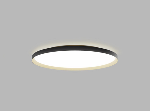 LED stropní svítidlo MOON 80, 88W, 220-240V, 6160lm, 2CCT 3000K/4000K, černá/champagne, TRIAC, DALI/PUSH 1