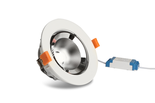 Výklopné rotační svítidlo 30W do podhledu, 230V, 360°/45° 1