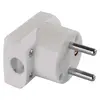 Vidlice úhlová pro prodlužovací kabel, bílá, IP20, 250 V~/16 A max. Vidlice úhlová pro prodlužovací kabel, bílá, IP20, 250 V~/16 A max. 2