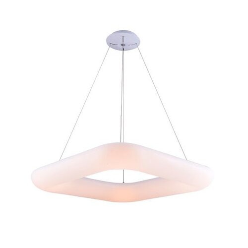 LED závěsné svítidlo bílé hranaté, LED 38W, 3000K, IP20 1