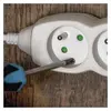 Prodlužovací kabel 7 m / 5 zásuvek / s vypínačem / bílý / PVC / 1 mm2, IP20 Prodlužovací kabel 7 m / 5 zásuvek / s vypínačem / bílý / PVC / 1 mm2, IP20 2