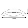 LED stropní svítidlo Rabalux 71188 HAFSA, LED 20W, IP20, 1080lm, 3000K, Ø300mm LED stropní svítidlo Rabalux 71188 HAFSA, LED 20W, IP20, 1080lm, 3000K, Ø300mm 2