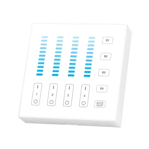 Dotykový panel, 4 zóny, B5, 2x AAA, Mi-Light Dotykový panel, 4 zóny, B5, 2x AAA, Mi-Light 1