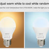 6W LED žárovka RGB+CCT, E27, RF 2.4GHz, FUT014, Mi-Light 2