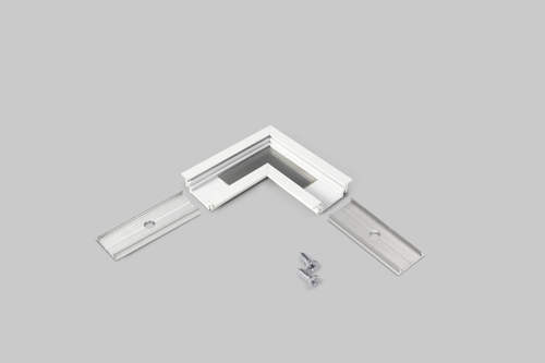 Rohová spojka profilu GROOVE10 bílá, 76530001 1