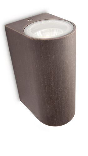 Nightingale SVÍTIDLO VENKOVNÍ GU10 2x35W bez zdroje IP44, rezavá 1