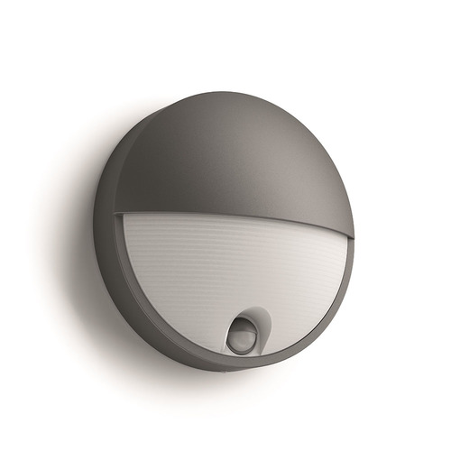 Capricorn IR SVÍTIDLO VENKOVNÍ NÁSTĚNNÉ LED 6W 600lm 2700K IP44, antracit 1