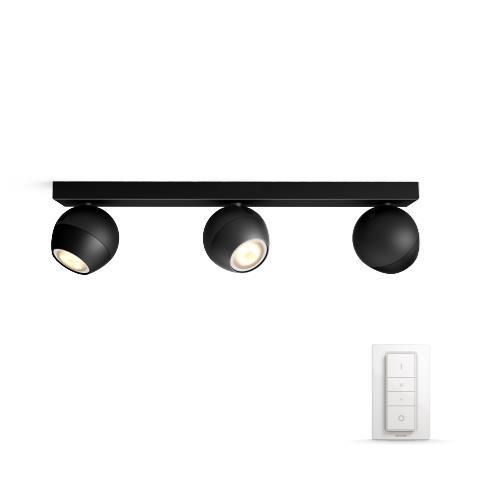 Hue Buckram SVÍTIDLO BODOVÉ LED GU10 3x5,5W 3x250lm 2200-6500K, černá Hue Buckram SVÍTIDLO BODOVÉ LED GU10 3x5,5W 3x250lm 2200-6500K, černá 1