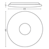 LED stropní svítidlo Philips Haraz SceneSwitch 61083/31/P5 bílé 45,5cm LED stropní svítidlo Philips Haraz SceneSwitch 61083/31/P5 bílé 45,5cm 2