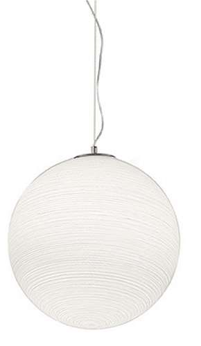 Závěsné svítidlo Ideal Lux MAPA RIGA SP1 D40, 161372 bílé, 40cm Závěsné svítidlo Ideal Lux MAPA RIGA SP1 D40, 161372 bílé, 40cm 1