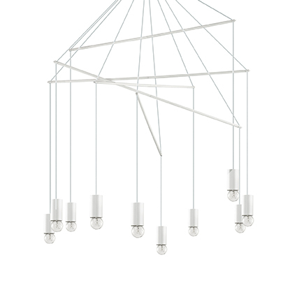 Závěsné svítidlo Ideal Lux POP SP10 BIANCO, 186801 bílé 90cm Závěsné svítidlo Ideal Lux POP SP10 BIANCO, 186801 bílé 90cm 1
