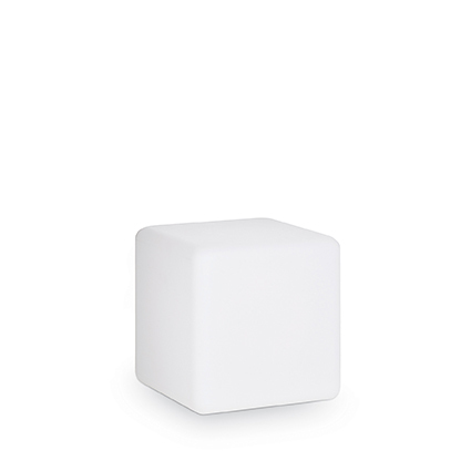 Venkovní stojací lampa Ideal Lux LUNA PT1 D30, PT1 D30 191577 bílá 30cm 1