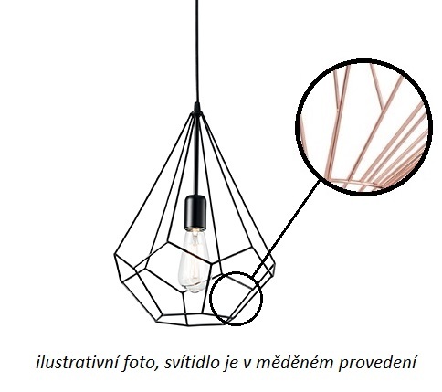 Závěsné svítidlo Ideal Lux AMPOLLA-3 SP1 RAME, 167367 Závěsné svítidlo Ideal Lux AMPOLLA-3 SP1 RAME, 167367 1