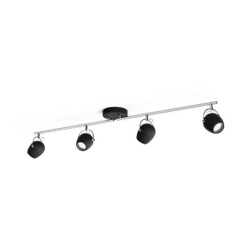 Rivano SVÍTIDLO BODOVÉ LED 4x4,3W 1720lm 2700K IP20, černá Rivano SVÍTIDLO BODOVÉ LED 4x4,3W 1720lm 2700K IP20, černá 1