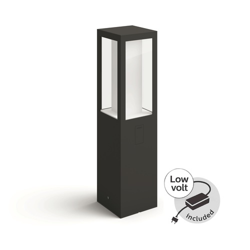 Hue Impress VENKOVNÍ SLOUPEK s adaptérem LED RGB 1200lm 2200-6500K IP44, černá 1