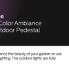 Hue Impress VENKOVNÍ SLOUPEK s adaptérem LED RGB 1200lm 2200-6500K IP44, černá 2