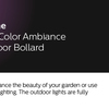 Hue Calla VENKOVNÍ SLOUPEK LED RGB 24V 640lm 2200-6500K IP44, černá + adaptér 2
