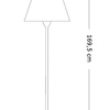 Venkovní stojací lampa Ideal Lux ITACA PT1, 180953 169,5cm IP44 2