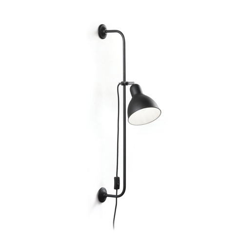 Nástěnná lampa Ideal Lux SHOWER AP1 NERO, 179643 černá Nástěnná lampa Ideal Lux SHOWER AP1 NERO, 179643 černá 1