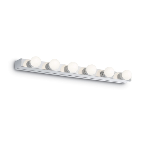 Nástěnné svítidlo Ideal Lux Prive' AP6 cromo 045627 chromové 60,5cm 1