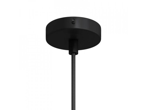 Malý válcový kovový stropní baldachýn s 1 středovým otvorem 1