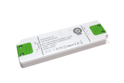 20W Nábytkový napájecí zdroj, FTPC20V24-C2, 24V, 0,83A, IP20 20W Nábytkový napájecí zdroj, FTPC20V24-C2, 24V, 0,83A, IP20 1