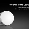 9W LED žárovka CCT, E26, E27, B22, RF 2.4GHz, FUT019, Mi-Light 2
