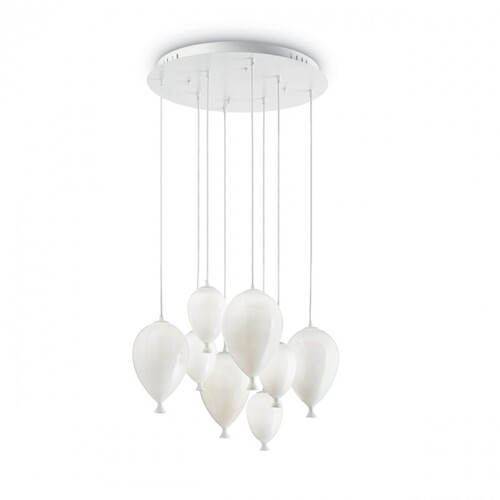 Závěsné svítidlo Ideal Lux CLOWN SP8 BIANCO, 100883 1