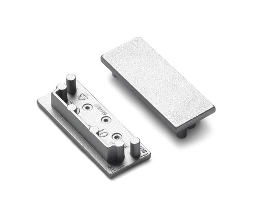 Koncovka profilu VARIO30-01, stříbrná 1