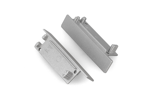 FLAT8 koncovka stříbrná s otvorem, 23110040 1