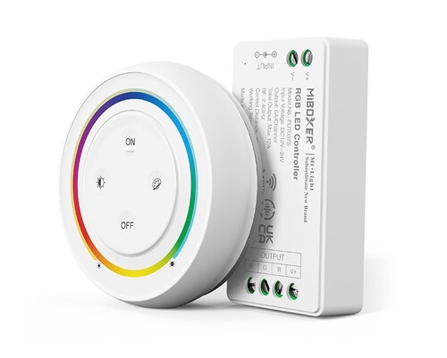 SET 3 v 1 (RGB / RGBW / RGB+CCT) kanálového ovladače a přijímače, 2.4GHz RF, FUT037SA+, Mi-Light 1