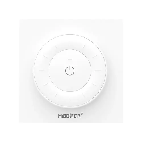 Dálkový ovladač s otočným kolečkem pro jednobarevné a CCT LED, 2.4GHz, CR2032, K3-White, MiLight 1