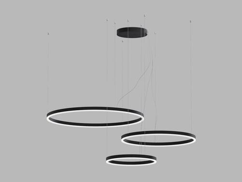 Závěsné svítidlo CIRCLE SET 3, P-Z, B 136W, IP20, 3000K/4000K, TRIAC DIM 1