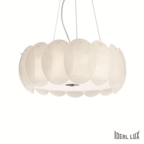 Závěsné svítidlo Ideal Lux OVALINO SP8 BIANCO, 090481 Závěsné svítidlo Ideal Lux OVALINO SP8 BIANCO, 090481 1