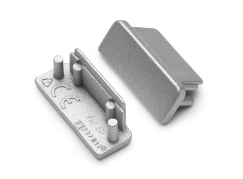 Koncovka profilu SURFACE14 stříbrná, A2980040 1