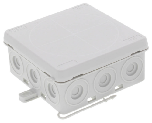 Krabice do vlhka, WISKA 86 x 86 x 41mm zaklap., IP55( F12 ), KA 012 1