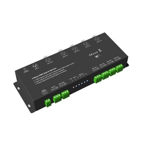 DMX zesilovač signálu, max. 0.5A, 12-36V, 3 roky záruka, OP6391 DMX zesilovač signálu, max. 0.5A, 12-36V, 3 roky záruka, OP6391 1