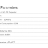 Opakovač signálu RP1, RF 2.4GHz, 100 - 240V, IP67, Mi-Light 2