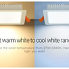 9W LED čtvercové svítidlo downlight RGB+CCT, RF 2.4GHz, FUT064, Mi-Light 9W LED čtvercové svítidlo downlight RGB+CCT, RF 2.4GHz, FUT064, Mi-Light 2
