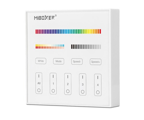 4 kanálový nástěnný ovladač RGB+CCT, B4, Mi-Light 1
