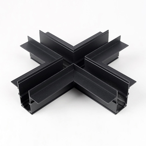 Zapuštěný vodorovný roh X, černý, AM-MR-X20HFA 1