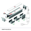 Hliníkový vestavný profil SMART-IN16, bílý, BC3/U4 Hliníkový vestavný profil SMART-IN16, bílý, BC3/U4 2