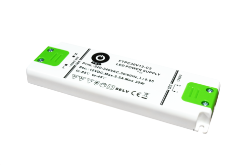 30W Furniture power source, FTPC30V24-C2, 24V, 1,25A, IP20 1
