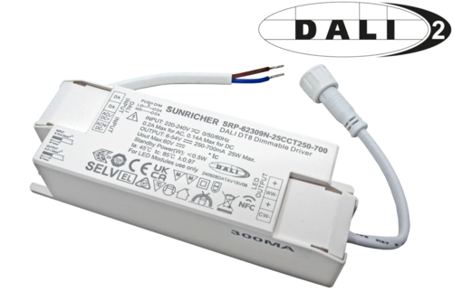DALI DT8 stmívatelný zdroj pro 18W  PROFI panel 5CCT 95X 1