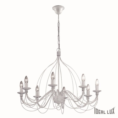 Závěsné svítidlo Ideal Lux 005898 Corte SP8 bianco antico bílé Závěsné svítidlo Ideal Lux 005898 Corte SP8 bianco antico bílé 1