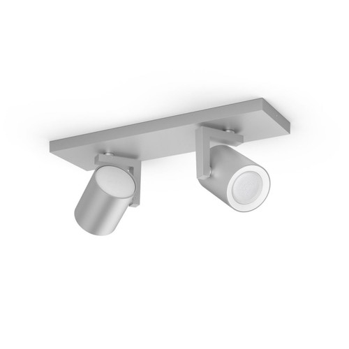 Hue Argenta Bluetooth SVÍTIDLO BODOVÉ GU10 2x5,7W 2x350lm 2000-6500K, hliník Hue Argenta Bluetooth SVÍTIDLO BODOVÉ GU10 2x5,7W 2x350lm 2000-6500K, hliník 1